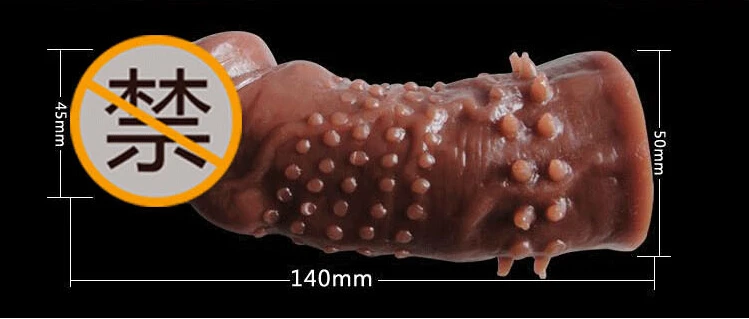 1 шт./лот продукт секса стекло расширенный пениса рукав мужской взрослых женщин