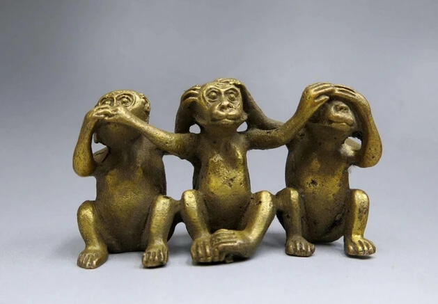 Бесплатная доставка народное искусство изысканная ручная работа латунь три