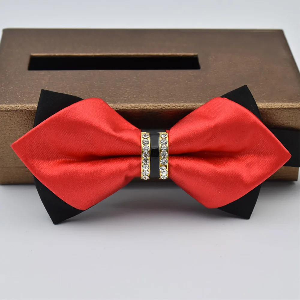 Мужские классические роскошные со стразами с украшениями под бриллианты