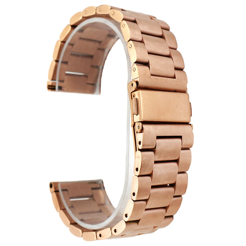 Ремешок из нержавеющей стали для часов Asus ZenWatch 1 2 мужской черный быстросъемный