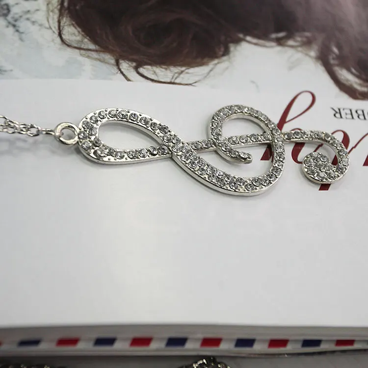 2015 горячей мода ювелирных полный горный хрусталь кристально чистый музыку к