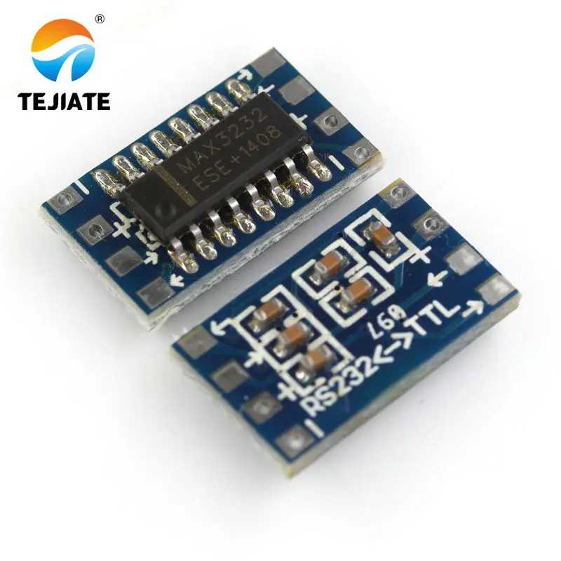 Плата модуля преобразователя последовательного порта Mini RS232 в TTL MAX3232 115200bps |
