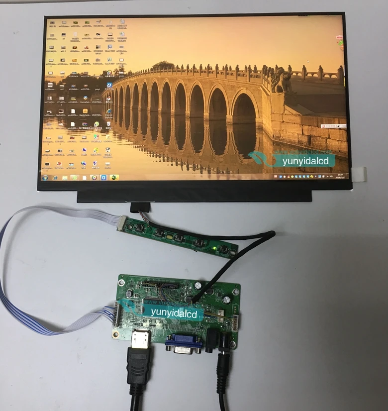 12 5 дюймов 1920*1080 NTSC оригинальный FHD IPS N125HCE GN1 GPA ЖК экран displayProt HDMI + VGA плата драйвера