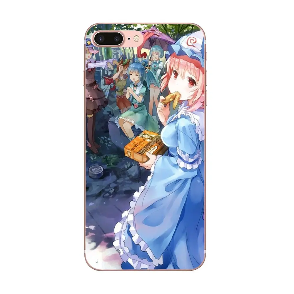 Touhou Project Saigyouji Yuyuko мягкий чехол для мобильного телефона Xiaomi Mi3 Mi4 Mi4C Mi4i Mi5 Mi 5S 5X 6 6X A1