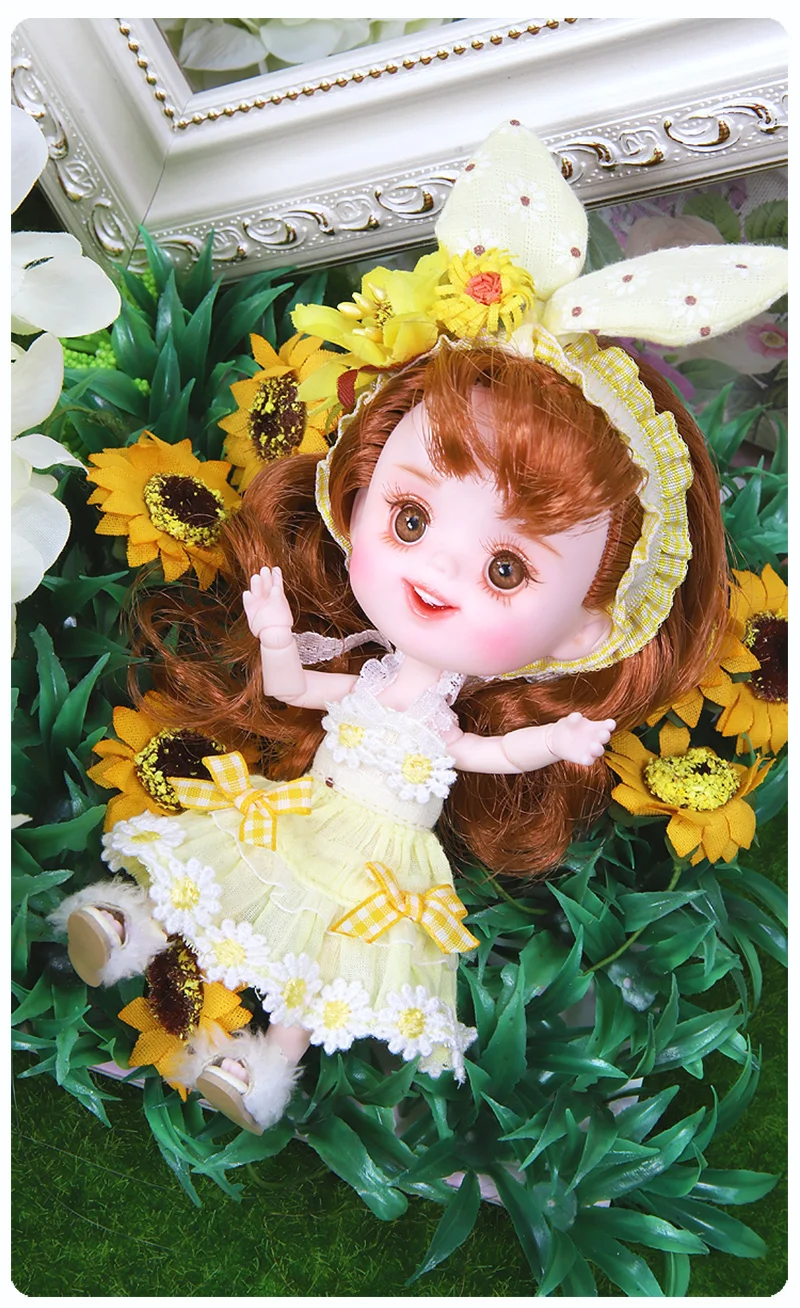 Мечта фея 1/12 BJD кукла DODO кукла 14 см мини кукла 26 шарнир тело милый детский подарок игрушка Ангел Кукла-сюрприз, ob11