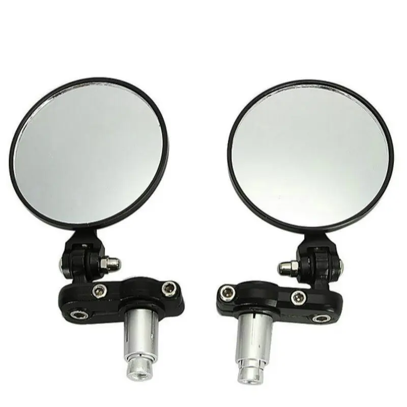 Мотоциклетные круглые складные боковые зеркала заднего вида 7/8 дюйма|cafe racer