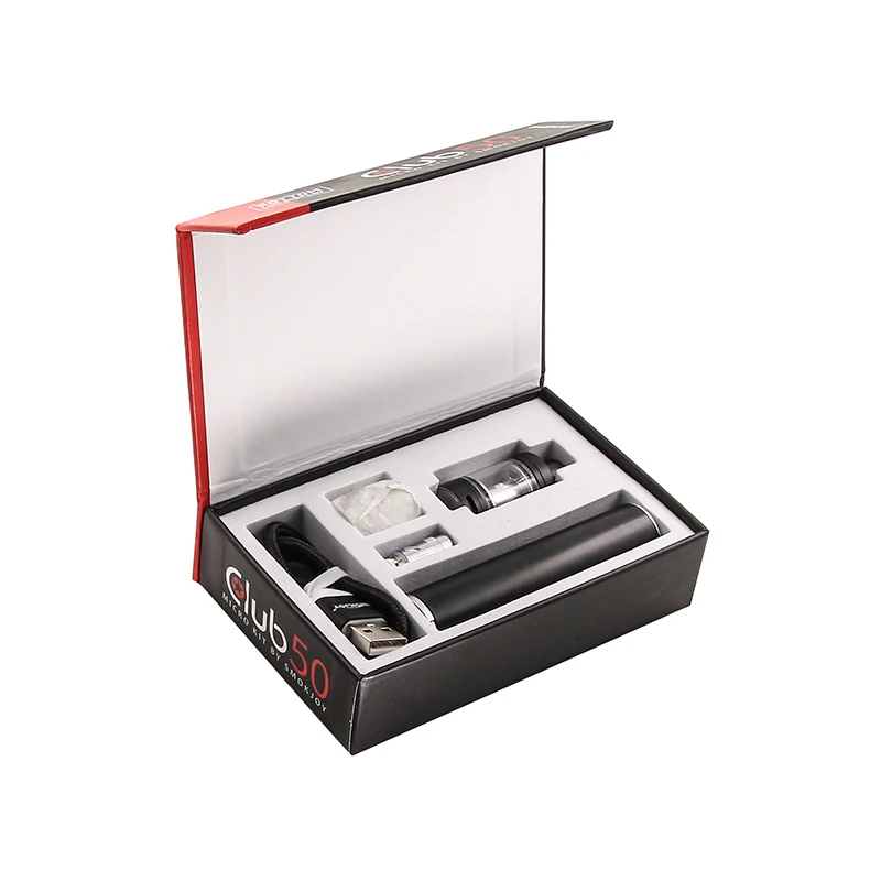 Распродажа SMOKJOY Club 50 Micro Kit 1600 мАч встроенный аккумулятор 7 Вт с 3 мл воздушным баком