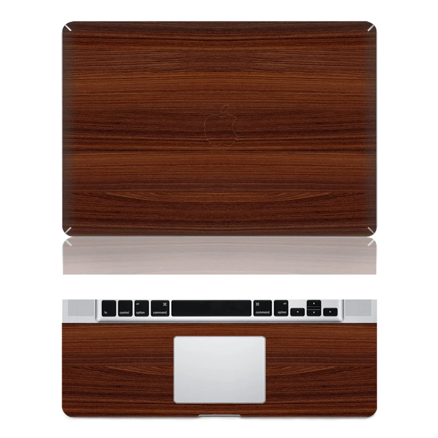 Виниловая наклейка с деревянной текстурой чехол для ноутбука Apple Macbook Pro Air Mac 11