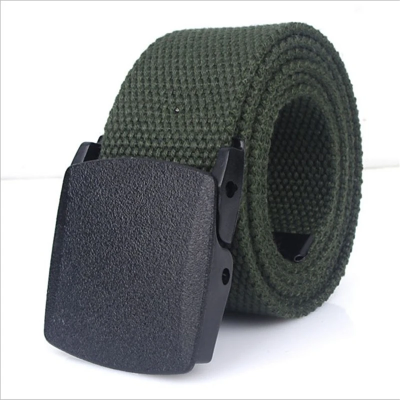 Ремень SupSindy мужской/женский парусиновый модный пояс с автоматической пряжкой