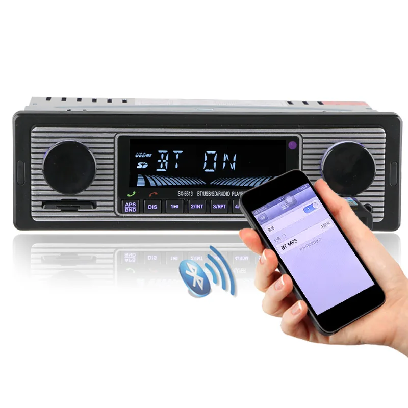 Автомагнитола 12 В Bluetooth стерео FM MP3 USB SD AUX аудио 1 DIN | Автомобили и мотоциклы