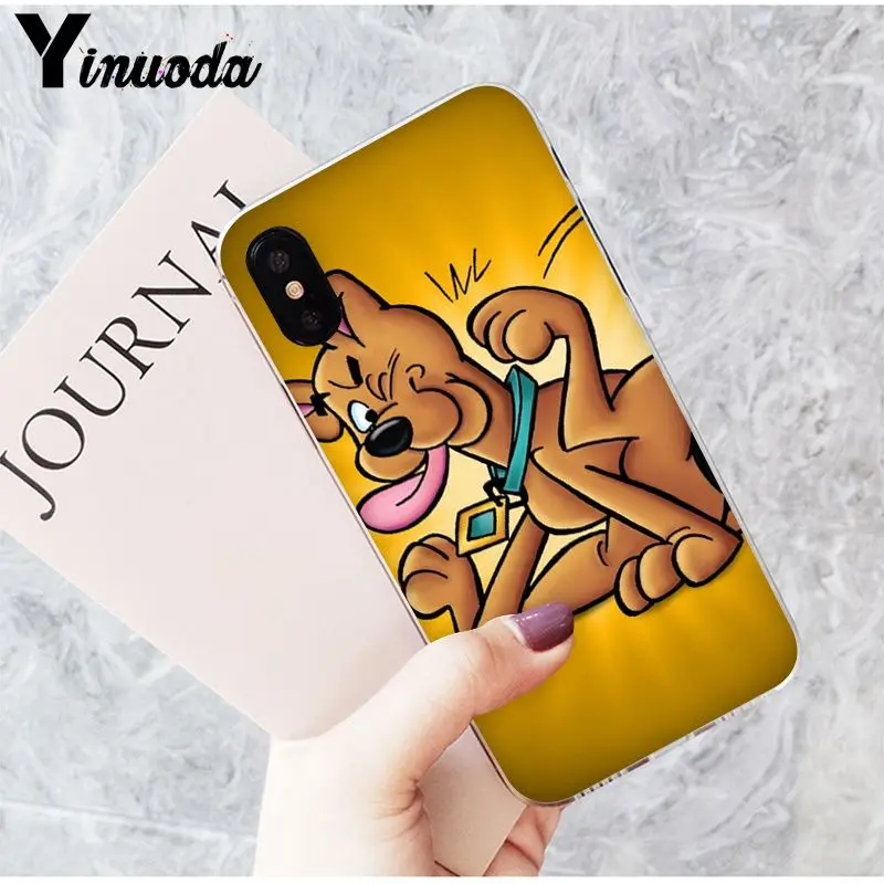 A3 Yinuoda Shaggy и Scooby Doo прозрачный мягкий для телефона чехол для Apple iPhone 8 7 6S Plus X XS MAX 5 5S SE XR мобильные чехлы - Цвет: A3
