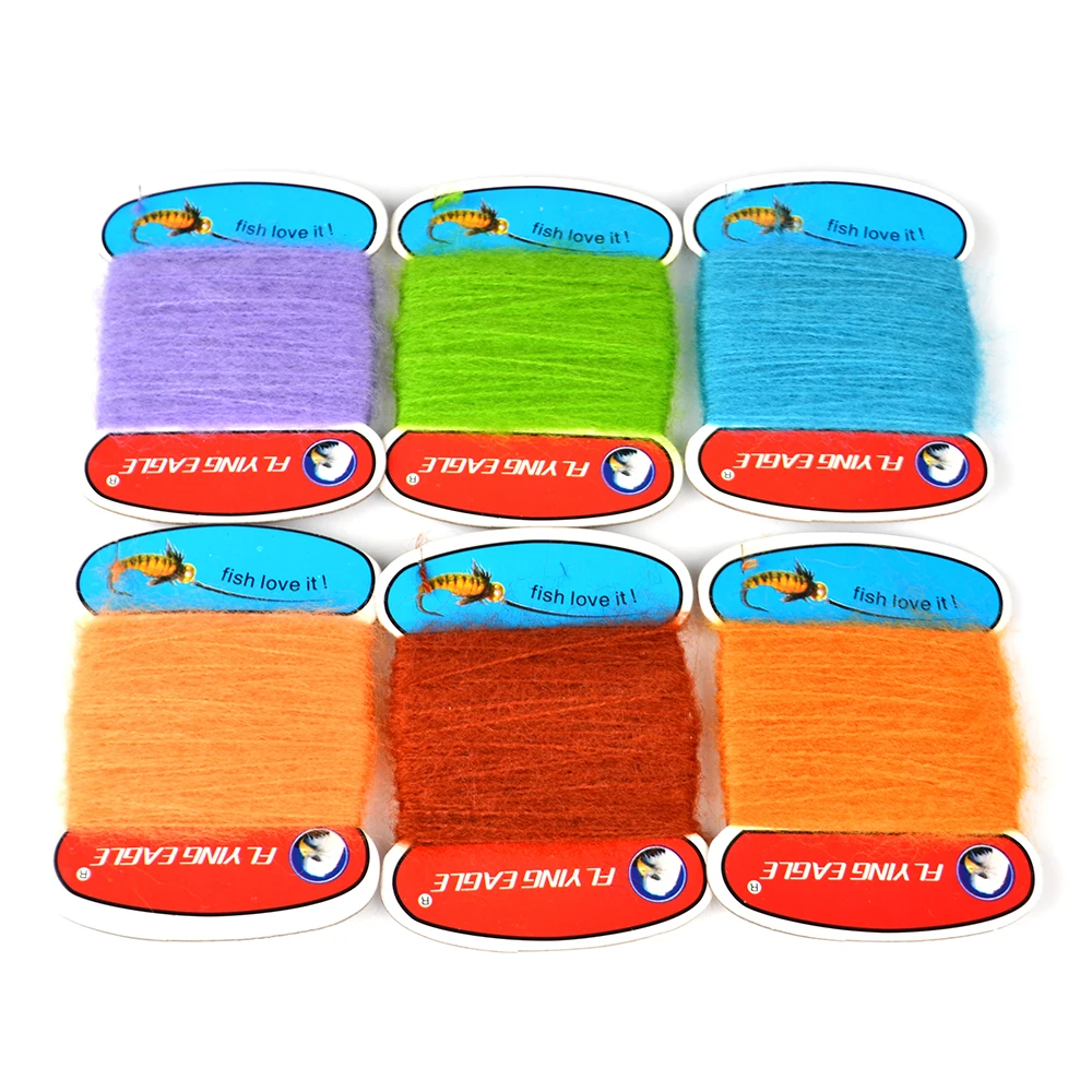 Леска с перьями для ловли нахлыстом мишура синельная Хрустальная блестящая