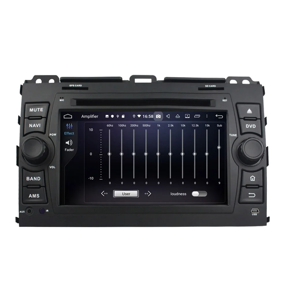 Встроенная память 64G Android 9 0 Octa Core для TOYOTA Prado 2006 2010 PX5 Автомобильная dvd