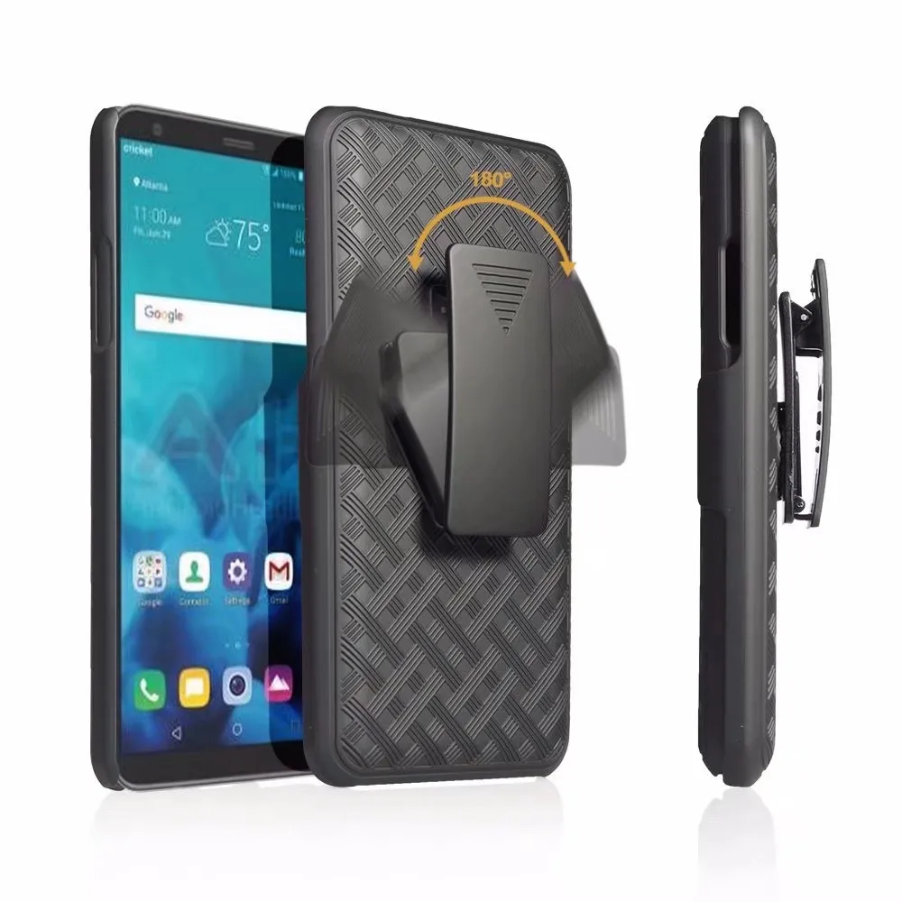 V30 K10 2018 Чехол для мобильного телефона с зажимом на пояс LG Stylo 4 жесткая