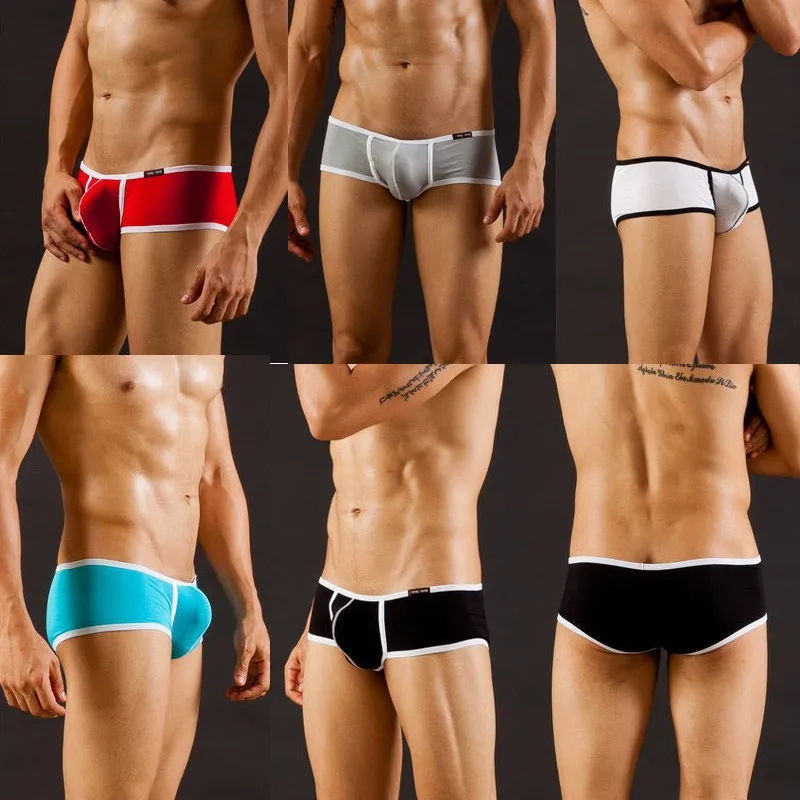 

Men's underwear factory wholesale WJ network will be sexy men's underwear briefs modal thin section 3002SJ