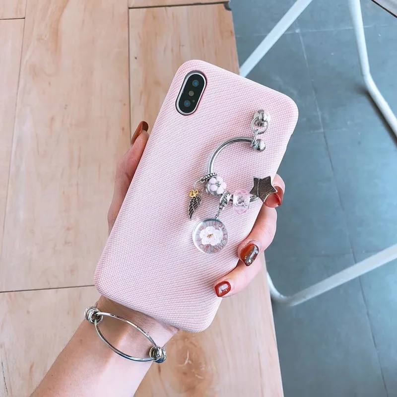 Роскошный модный подвесной чехол для iPhone X 6 XS 6S 7 8 XR MAX мягкий пластиковый Plus