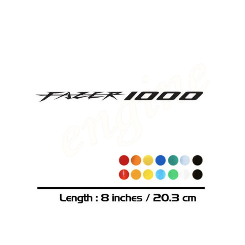 

2 X New Sales motorcycle bike Fuel tank Wheels Fairing notebook Luggage helmet MOTO Sticker decals For KAWASAKI FZZR 1000
