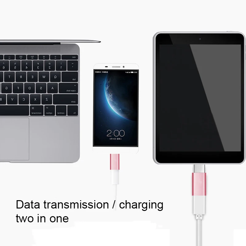 Usb-адаптер с микро USB OTG Тип Кабеля C конвертер для Macbook samsung Galaxy S8 S9 для huawei p20 pro p10 адаптер для использования на ходу