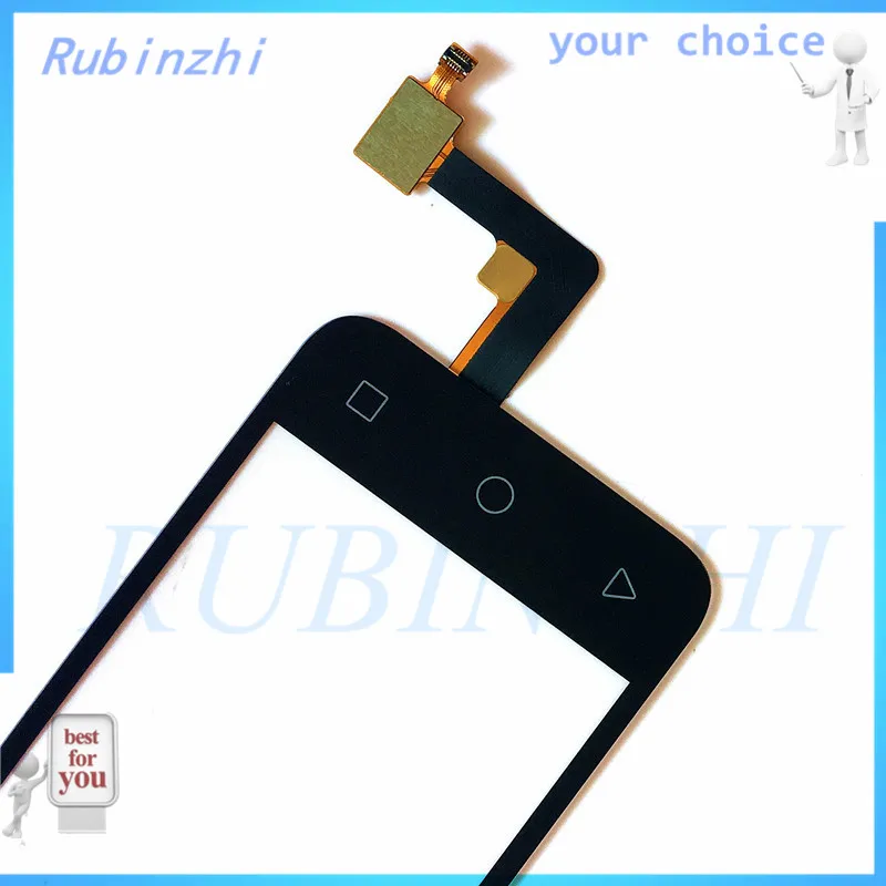 Сенсорный экран RUBINZHI + лента для Alcatel One Touch 4027 OT4027 4027D 4027X OT5017 сенсорный дигитайзер