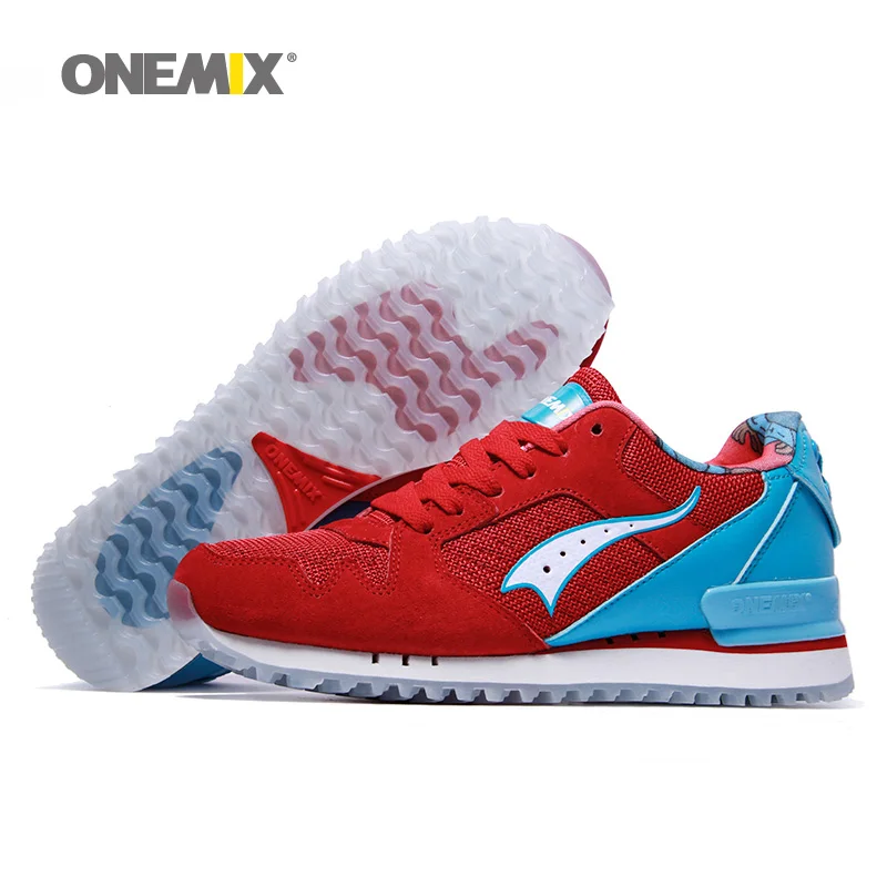 Женские кроссовки для бега Max Nice спортивные в стиле ретро Красные прогулок 2019|running