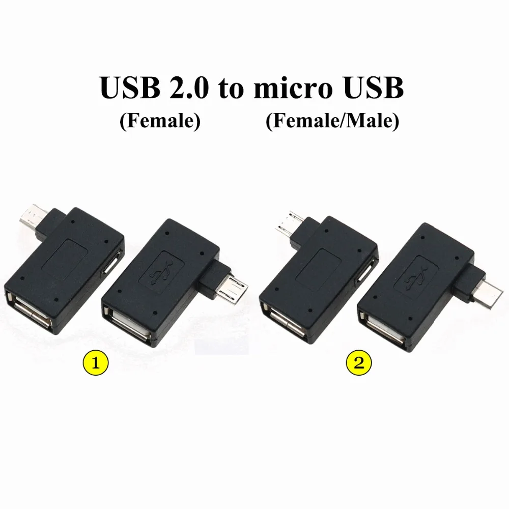 YuXi черный OTG 5pin F/M Mini USB Micro адаптер конвертер Папа мама 2 0 гаджеты для