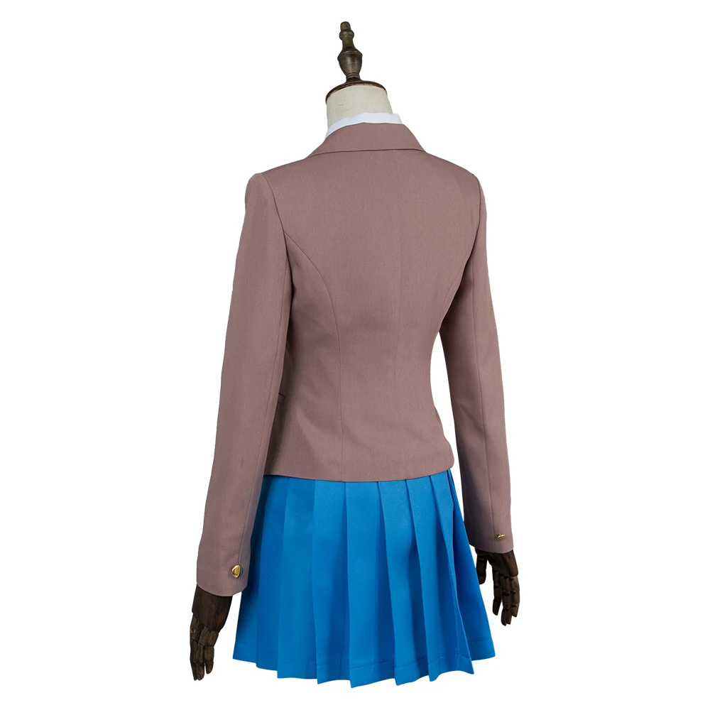 Doki Literature Club Cosplay Sayori Natsuki Yuri Monika школьная форма для взрослых девочек Косплей