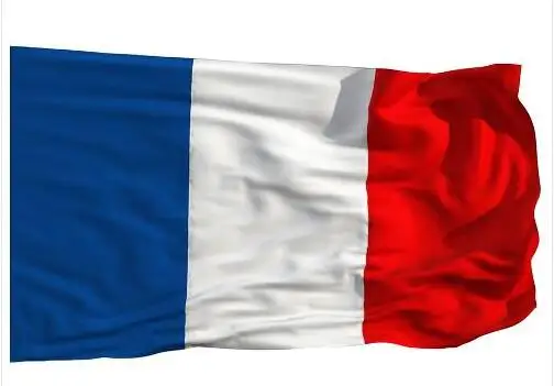 Bandera de poliester de Francia, bandera nacional de poliester, 5x3 pies, 90x150cm, nueva-2