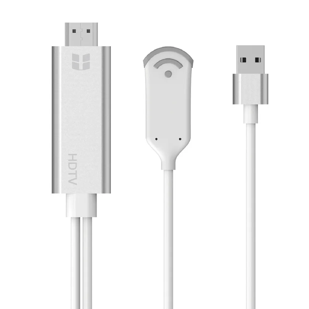 Беспроводной WiFi зеркальный литой кабель для MHL к HDMI конвертер 1080 P HDTV адаптер hdmi