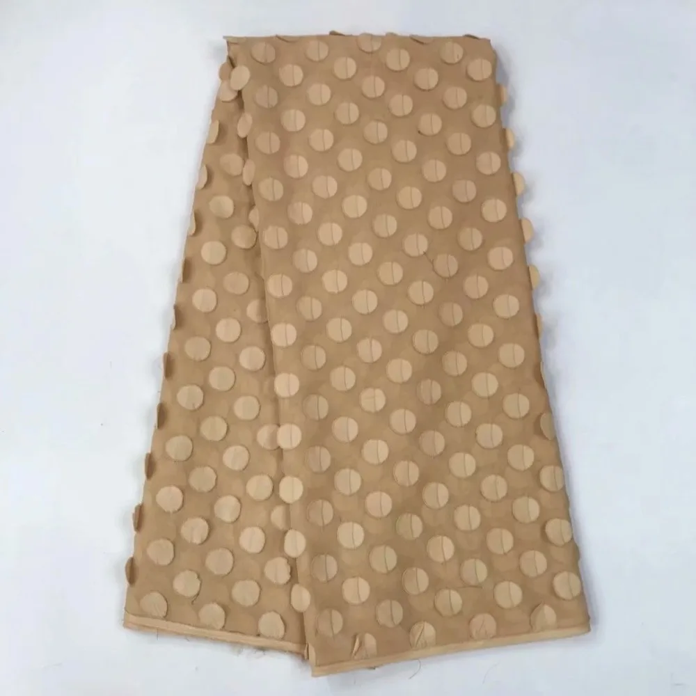 Последние 3D бахрома является высокое качество африканский тюль кружево ткань