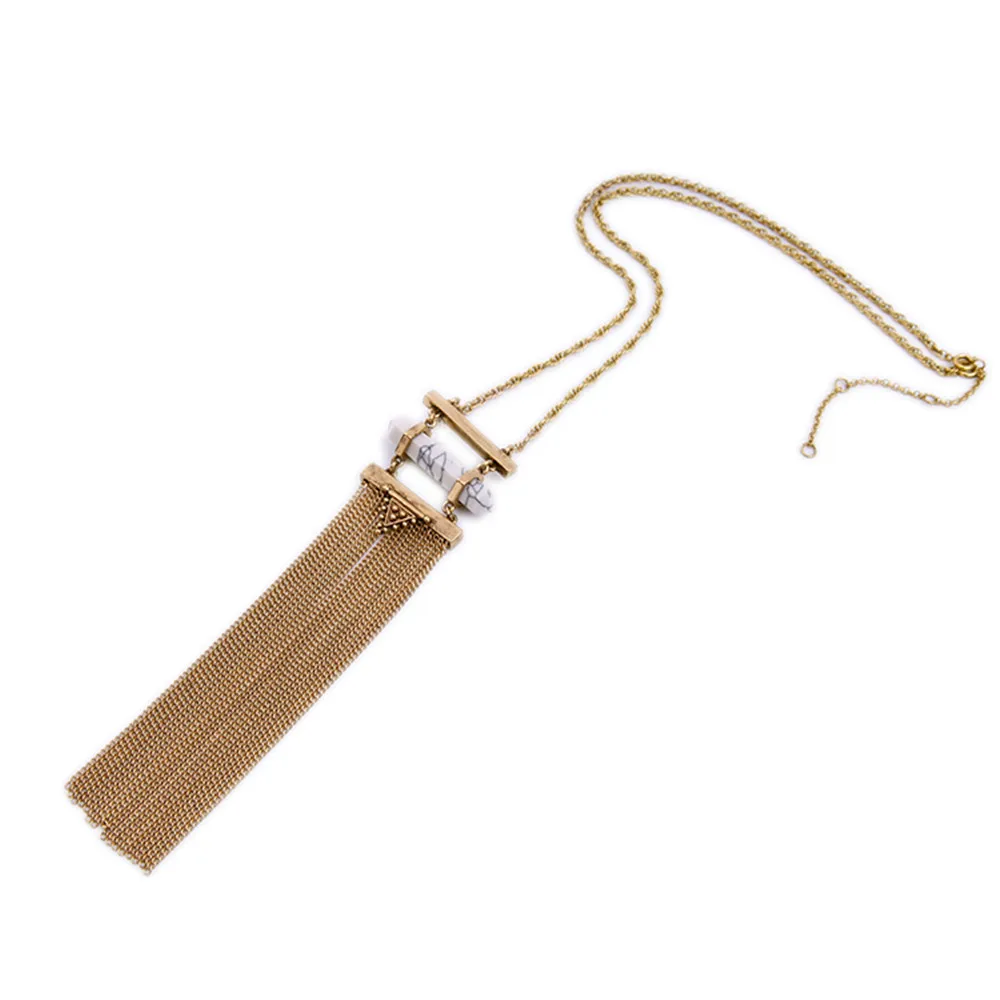 ENZE 2016 Бесплатная доставка Модный романтичный Ms модный длинный ретро сплав