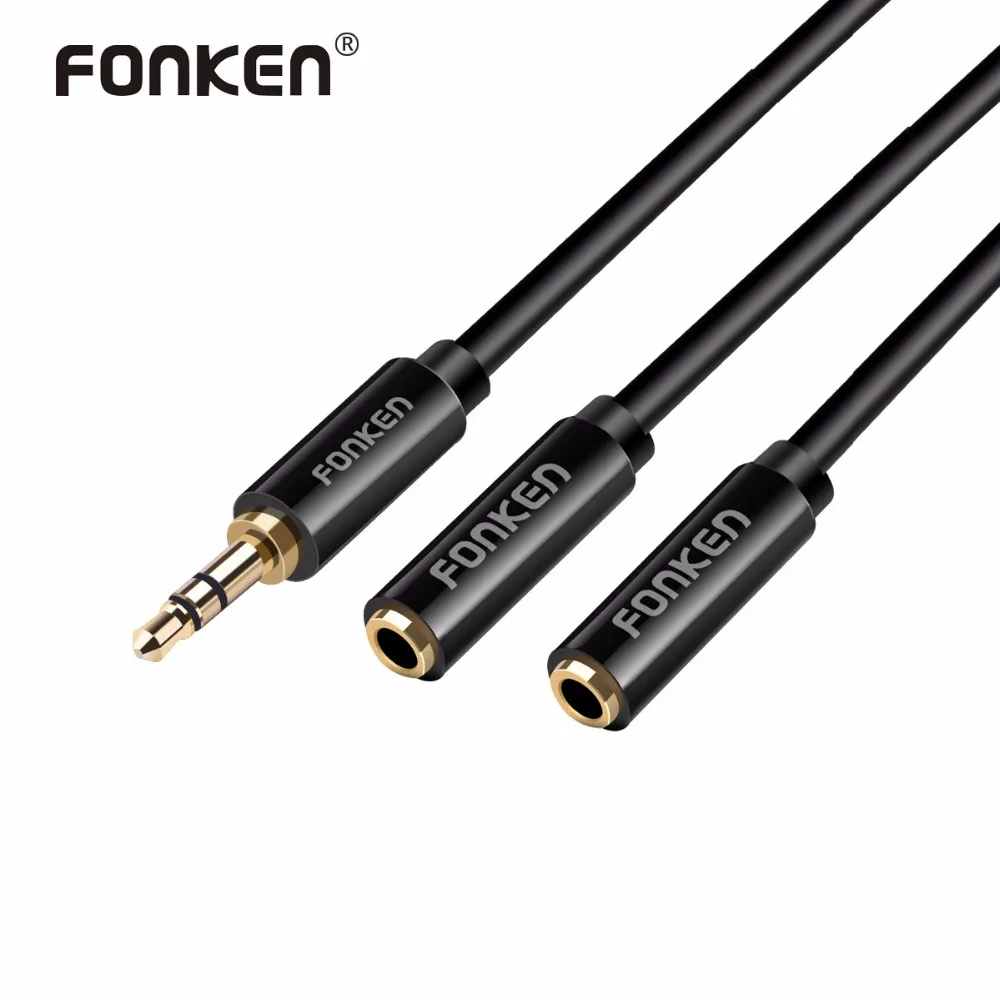 FONKEN аудиокабель 3 5 мм автомобиля Audio eXtension Cord кабель усилителя стерео наушников AUX