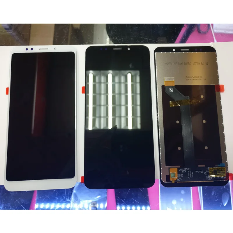 Черный/белый 6 0 дюймов для Xiaomi Redmi 5 плюс/Redmi Note Глобальный ЖК дисплей + Сенсорный