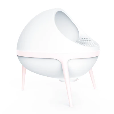 Pink Креативный бассейн для кошачьего туалета, большая полузакрытая коробка для кошачьего туалета, товары для кошачьего туалета - Цвет: Pink
