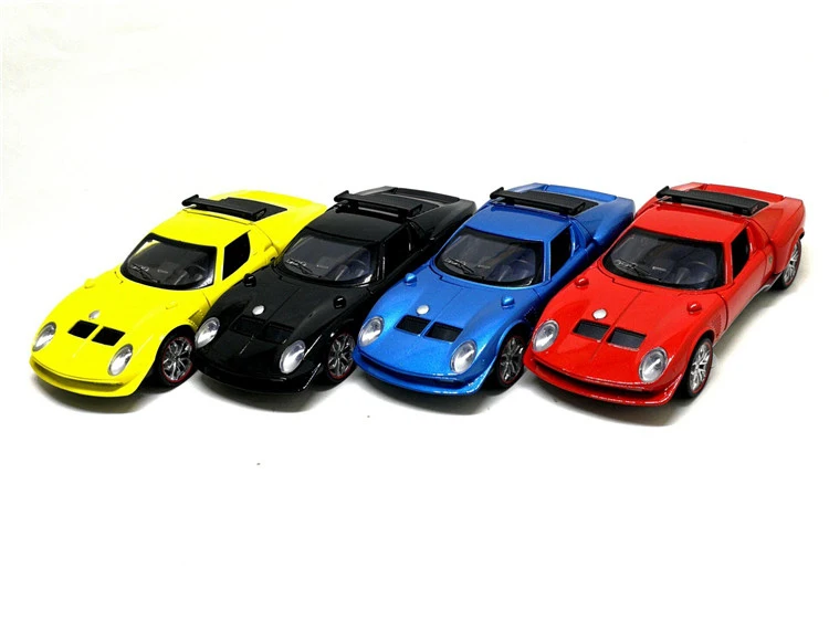 1/32 Miura 1965 Diecasts игрушечный Транспорт сплав автомобиль горячий стиль модели автомобилей игрушки для детей подарок