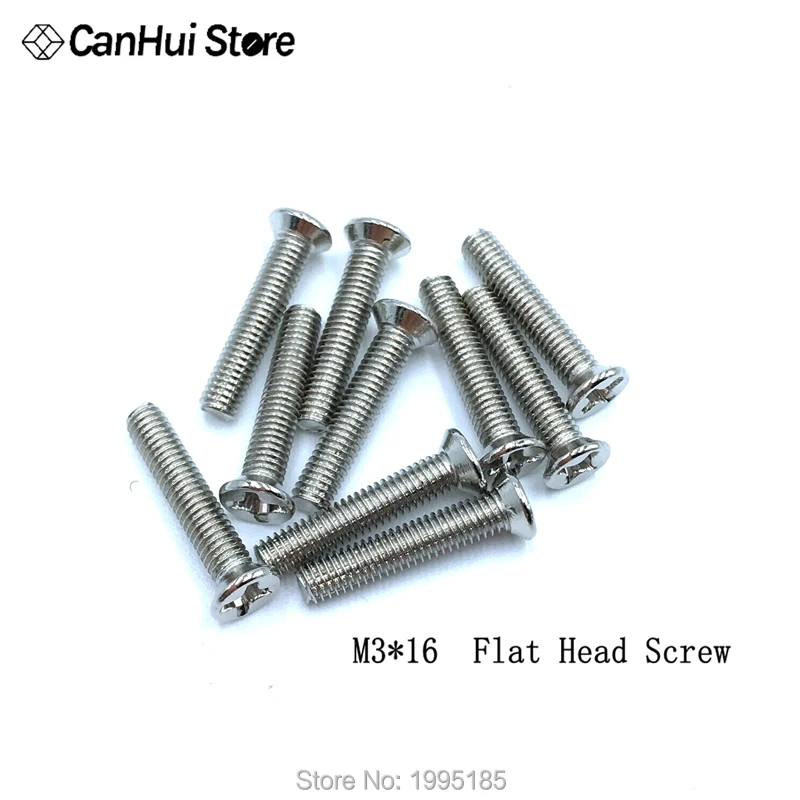 130 шт. M3 винтовые гайки M3* 5 3*8 3*10 3*12 3*16 с круглой головкой с плоской головкой набор шурупы Phillips M3x5 мм Винтовые головки M3x16