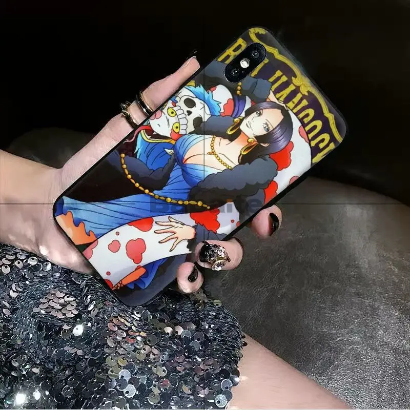 Babaite Japan one piece Аниме мультфильм умный чехол черный мягкий для телефона iPhone 5 5Sx 6 7