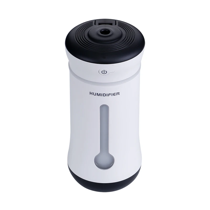 Black 3 в 1 Cup Humidifier для дома светодиодный ночной Светильник USB вентилятор эфирных масел, аэрозольный распылитель освежителя воздуха туман, тем самым позволяя зернам раскрыться - Название цвета: Black