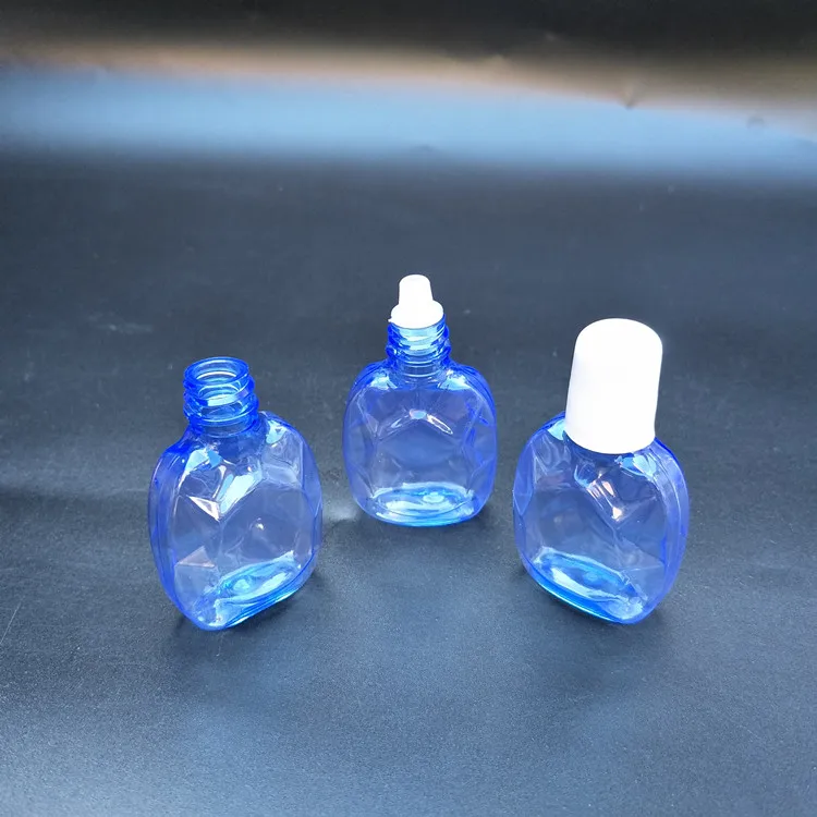 10 мл сапфировый синий прозрачный пластиковый флакон для капель глаз новый стиль
