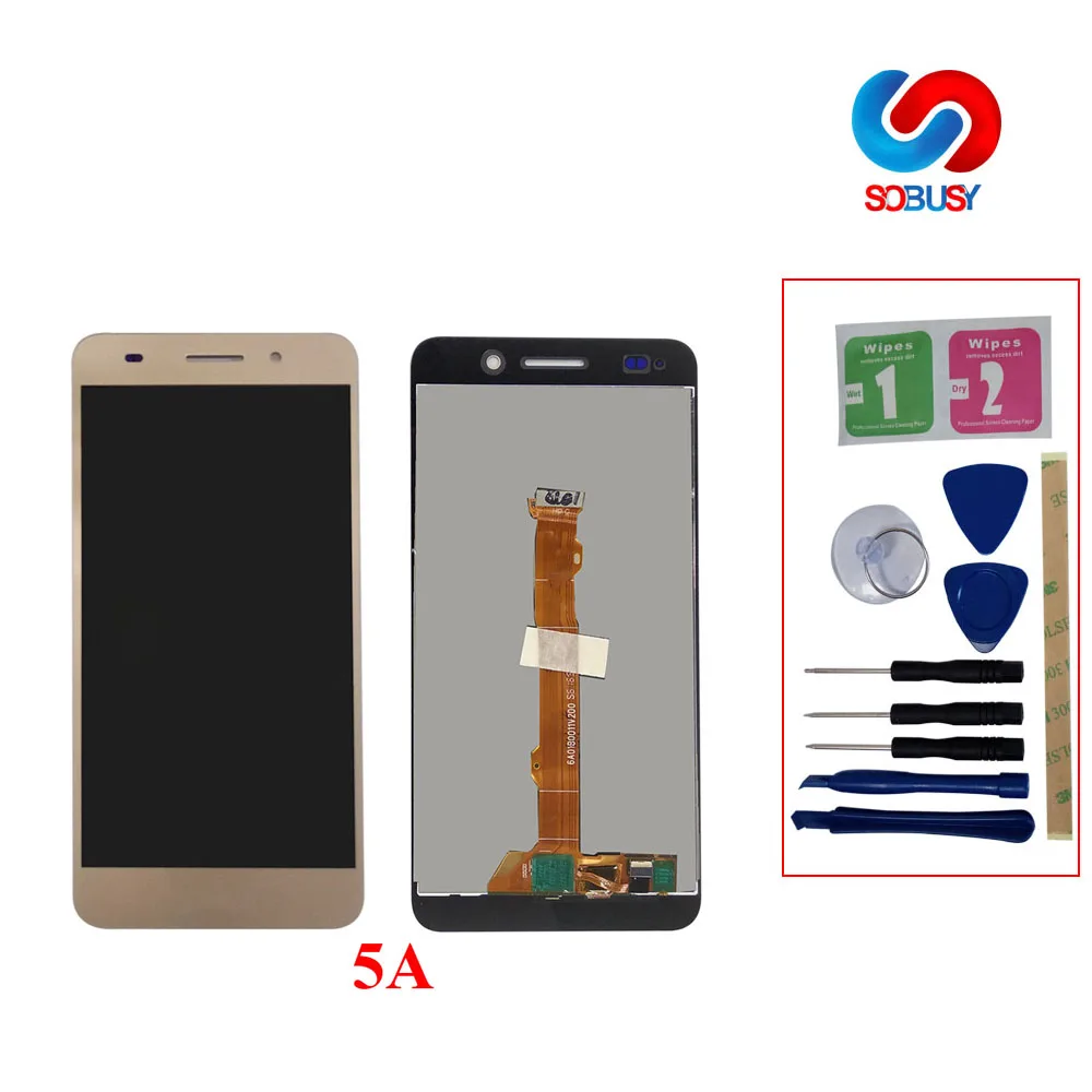 ЖК дисплей для Huawei 5A Y6 II CAM L23 L03 L21 AL00 TL00 LYO L01 кодирующий преобразователь сенсорного