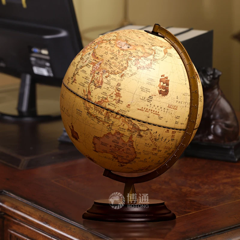 9 дюймов Ретро стиль география земной шар ремесло украшение Гостиная Кабинет