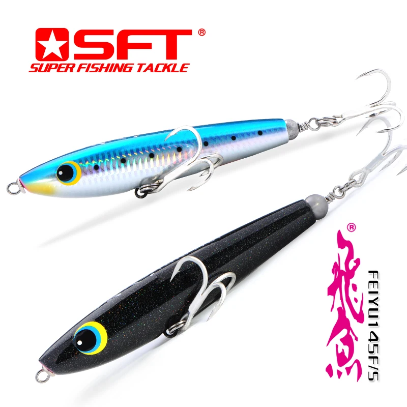 SFT Pencil рыболовные приманки 145 мм ручной работы деревянные морские искусственные