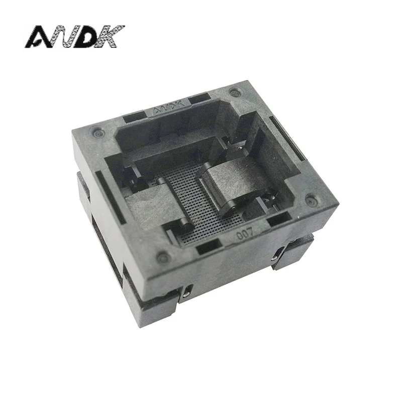 

BGA56 OPEN TOP burn in socket pitch 0.5mm IC size 6*6mm BGA56(6*6)-0.5-TP01NT BGA56 VFBGA56 burn in programmer socket