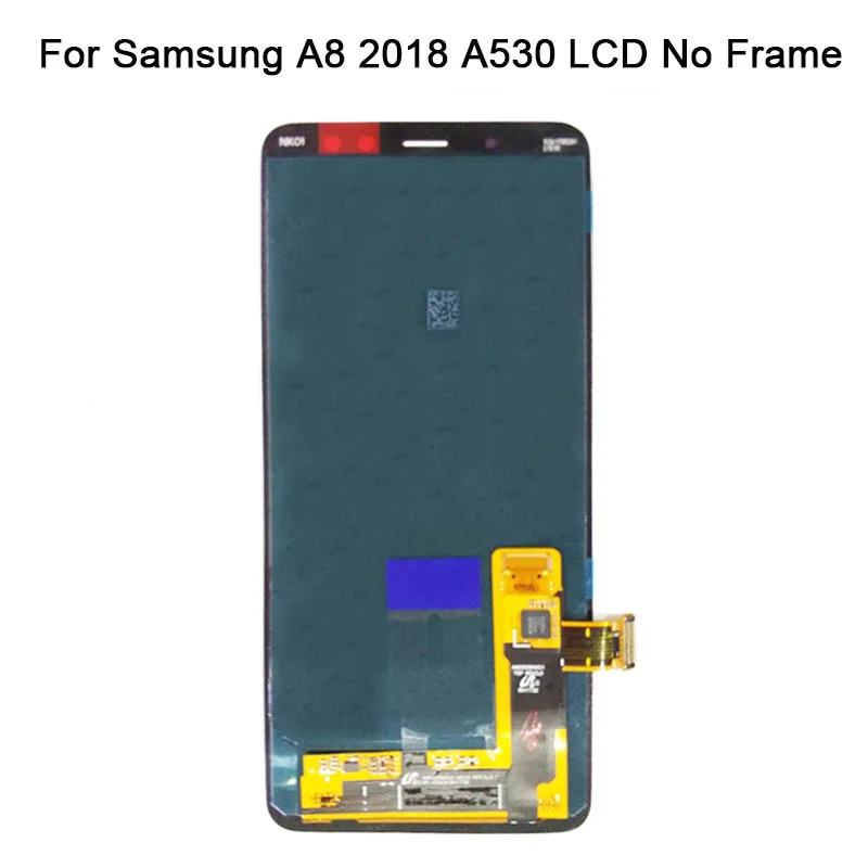 Новый 5 6 ''ЖК дисплей SUPER AMOLED для SAMSUNG Galaxy A8 2018 LCD A530 A530F A530DS A530N сенсорный
