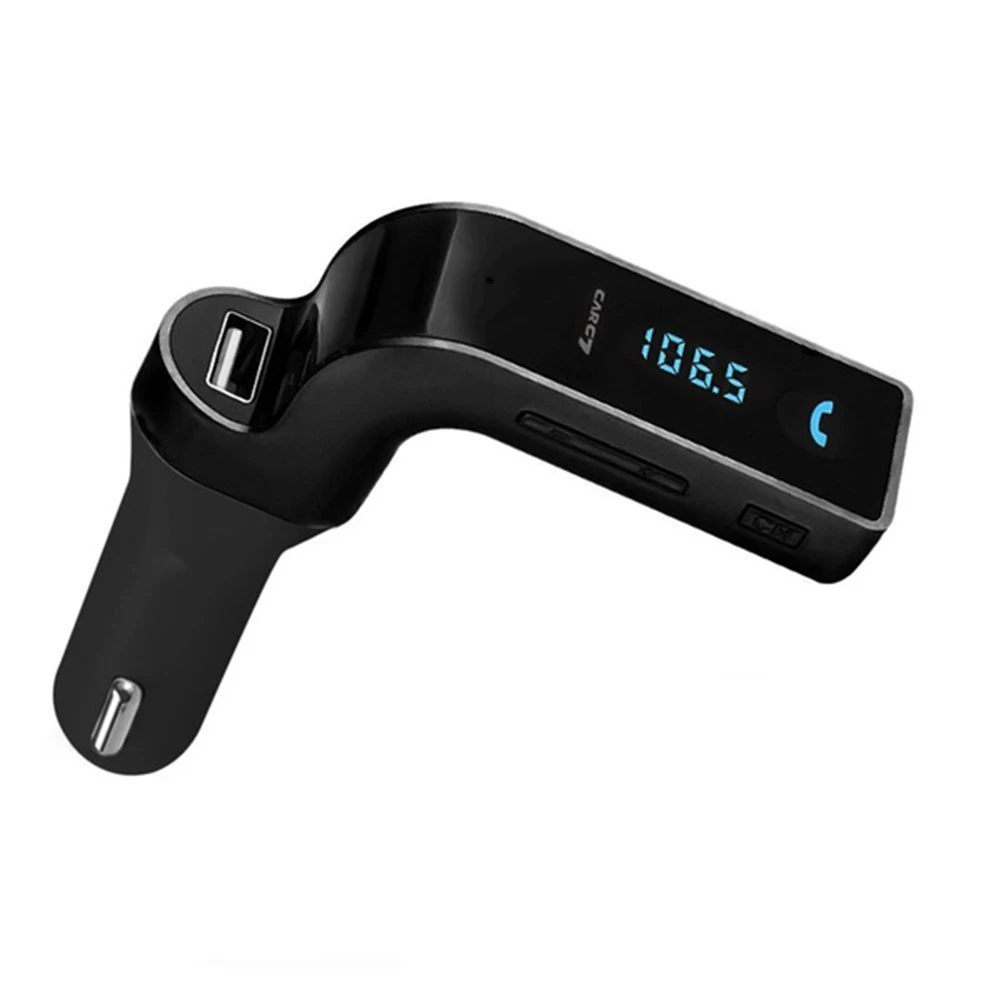 Автомобиль Зарядное устройство Bluetooth Шум отмены USB MP3 плеер Поддержка TF карты