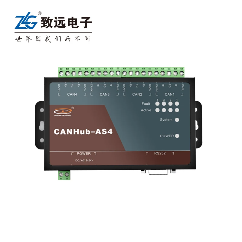

For ZLG electronic CAN isolation gateway bridge repeater hub CANHub-AS4 authentic