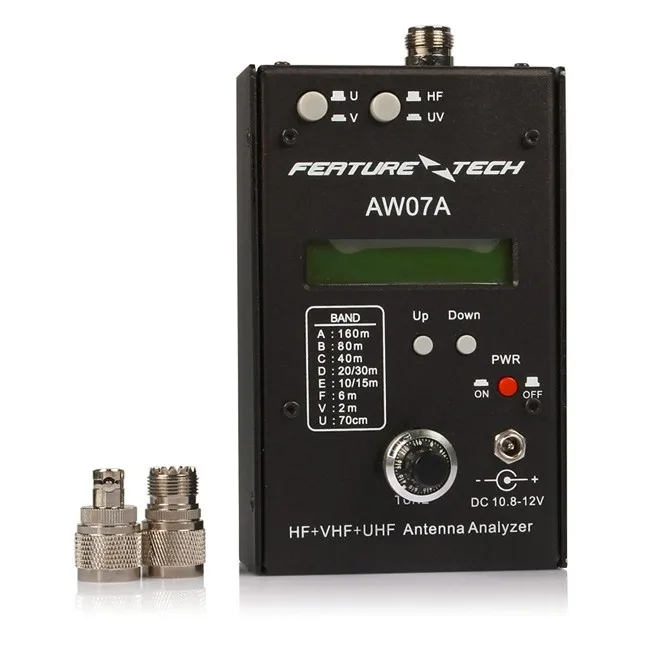 Aw07a HF/vhf/uhf 160 м сопротивление КСВ Телевизионные антенны анализатор для HAM Радио