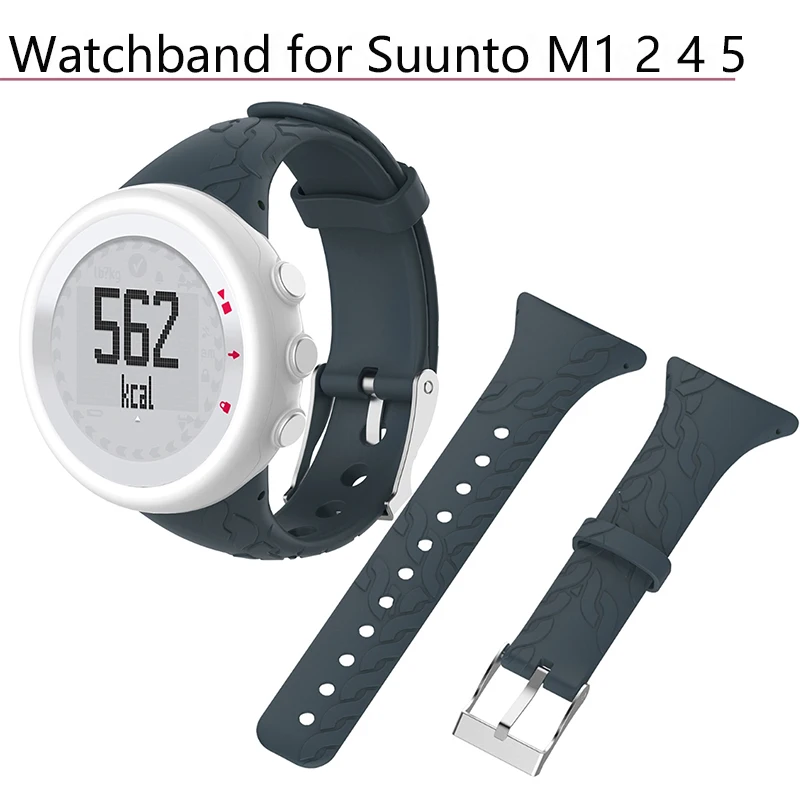Силиконовый браслет ремешок для Suunto M1 M2 M4 M5 M серии часов женские Смарт часы
