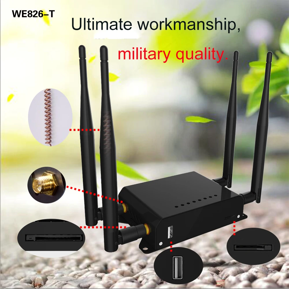 WE826-T Cioswi 4g модем беспроводной роутер с гнезда sim карты слот Wi-Fi Поддержка 3G 4G