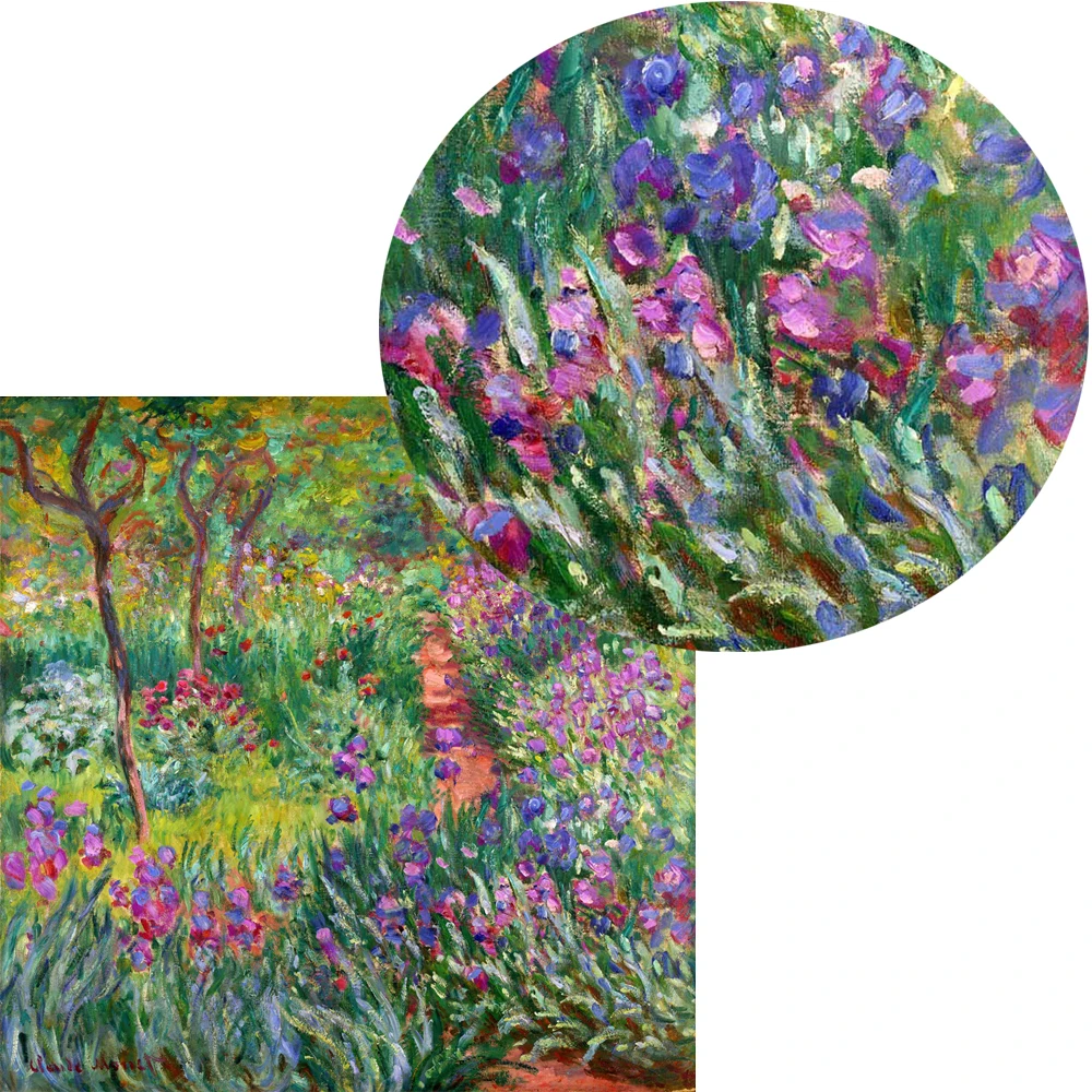 

Monet Garden Canvas Paintings Flowers Prints And Posters For Living Room Wall Unframed Home Decorative Pictures For House Decor