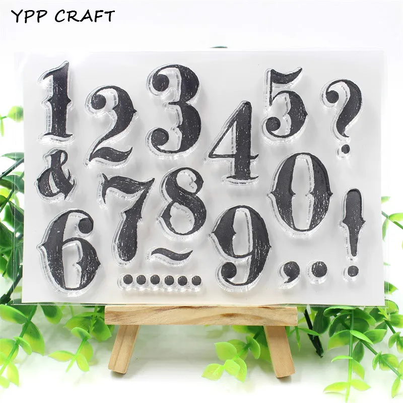 YPP поделки, разные прозрачный чистый силикон штампы для DIY Скрапбукинг/изготовление карт/Дети забавное украшение поставки - Цвет: B46